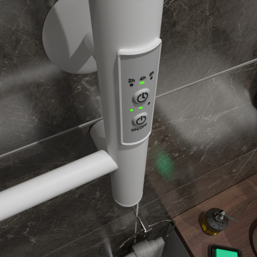 Полотенцесушитель Тругор Аспект Пэк сп АспектПэксп1/8040белВГП 43х80 электрический белый - фото 4