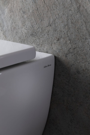 Чаша унитаза подвесная Allen Brau Infinity 4.21004.20 цвет белый без сиденья безободковая каскадный смыв