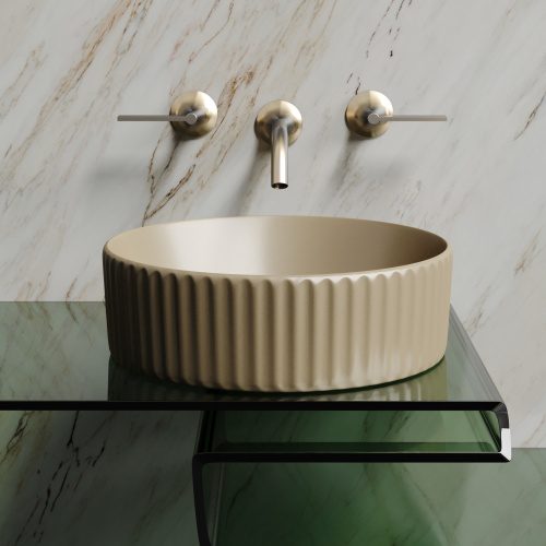 Раковина Ceramica Nova ELEMENT 36 см CN6057MC накладная цвет капучино матовый - фото 4