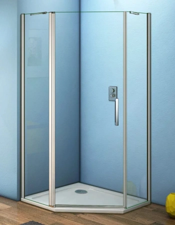 Душевой уголок Good Door FANTASY ФА00030 100х100 стекло прозрачное профиль хром без поддона