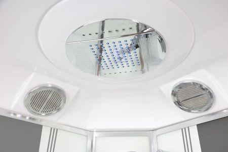 Душевая кабина Niagara Premium 60010114GD 90х90 пятиугольная с крышей ориентация универсальная