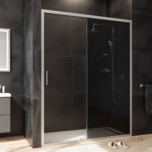 Душевая дверь Am.Pm Gem W90G-150-1-195MG 150х195 стекло прозрачное профиль хром матовый