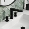 Смеситель для раковины Wasserkraft Fulda 5200 5235 встраиваемый в стену черный