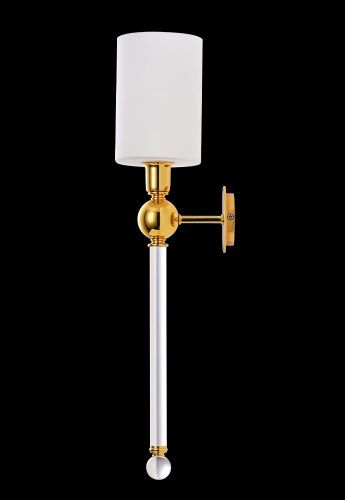 Бра Crystal Lux Mirabella (Мирабелла) MIRABELLA AP1 GOLD/WHITE - фото 5