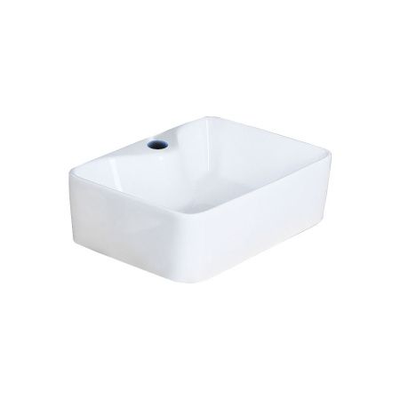 Раковина из сантехнического фарфора Melana 7291X-805 40х30 накладная цвет белый 1 отверстие под смеситель