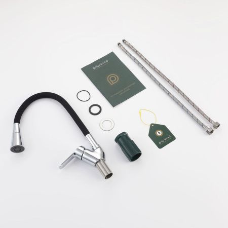 Смеситель для кухни Splenka S07 S07.43 на мойку хром