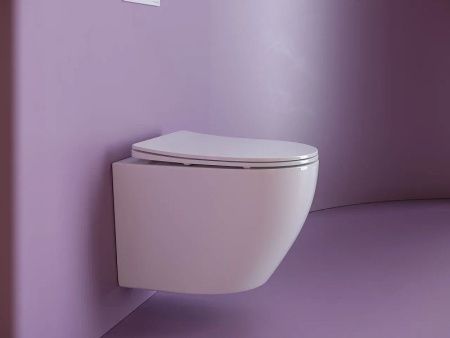 Унитаз подвесной Ceramica Nova UNO CN11001 белый с сиденьем микролифт безободковый душевой смыв