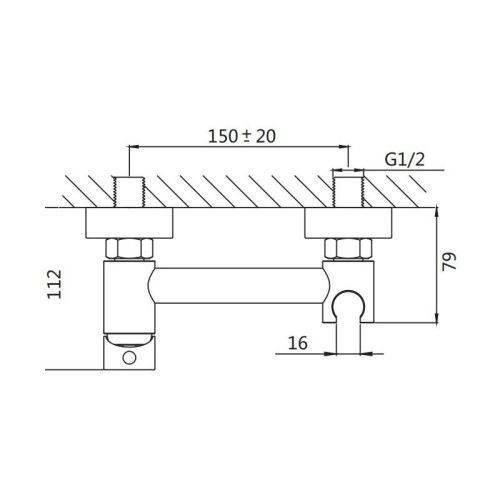 Гигиенический душ со смесителем Shevanik S107C белый - фото 3