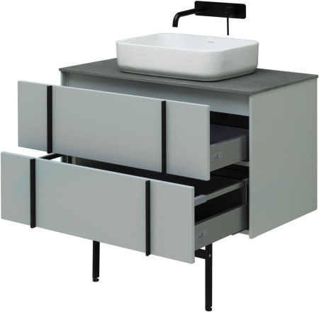 Тумба под раковину Allen Brau Reality 1.32006.PWM 90х46х50 подвесная цвет зеленый