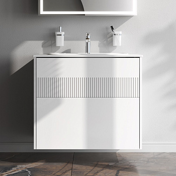 Тумба под раковину Am.Pm Func M8FFUX0802WM 80х49х69 подвесная цвет белый