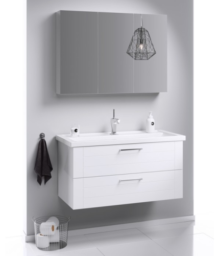Тумба с раковиной Aqwella Manchester MAN01102 97x45x49 подвесная - фото 2