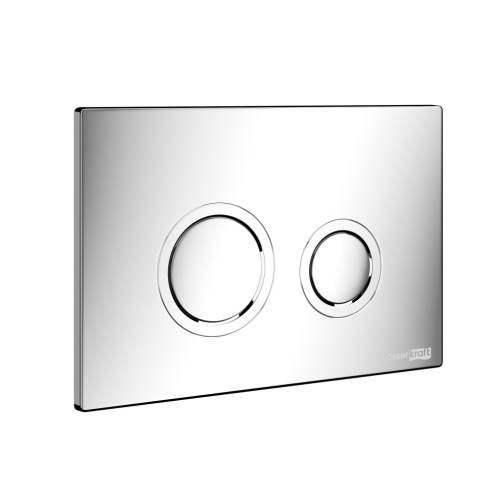 Клавиша смыва механическая Wasserkraft CH01 цвет белый - фото 3