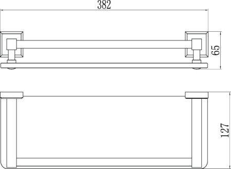 Полка в ванную комнату Savol S-409591