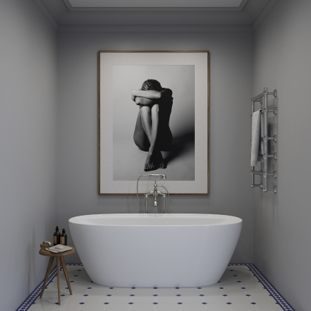 Ванна акриловая Wellsee Pro Line 287501000 170х80 отдельностоящая овальная с ножками