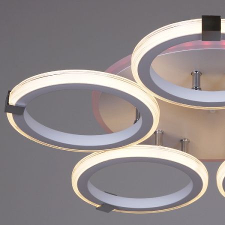 Люстра потолочная Reluce 06319-3.3-05 WH+CR (RGB)