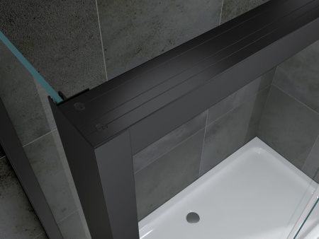 Душевой уголок Abber Komfort AG93160B-S92B 160х90 стекло прозрачное профиль черный без поддона