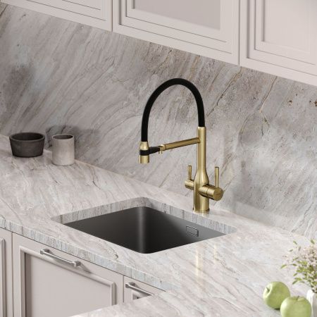 Смеситель для кухни Sancos Garda SC4009BG на мойку золото