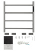 Полотенцесушитель электрический Wonzon & Woghand Bonn WW-AL404-BR 50х45 никель