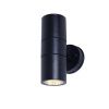 Уличный настенный светильник Uniel UUL-S22D-2x7W/GU10 IP65 BLACK
