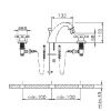 Смеситель Cisal Victorian VT0012202A на биде никель