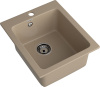 Кухонная мойка Granfest Praktik P-505 песочный 51х43 цвет бежевый поверхность матовая