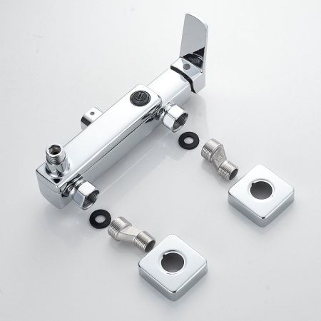 Душевая стойка Raffine F3699 настенная цвет хром
