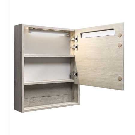 Зеркало-шкаф Comforty Марио 00-00015518CF 60х70 подвесной цвет бежевый