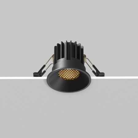 Светильник встраиваемый Maytoni Technical Round DL058-7W2.7K-B