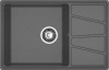 Кухонная мойка Granfest Vertex V-780L графит 78х50 цвет графит поверхность матовая