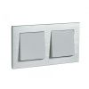 Рамка двухместная Systeme Electric AtlasDesign (АтласДесигн) ATN312102