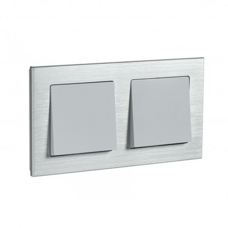 Рамка двухместная Systeme Electric AtlasDesign (АтласДесигн) ATN312102