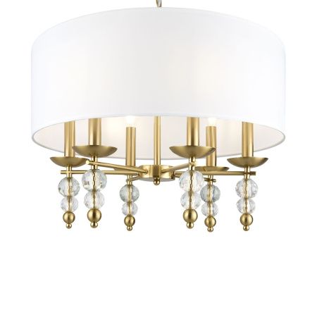 Люстра подвесная Freya Side Crystal FR1009PL-06BS