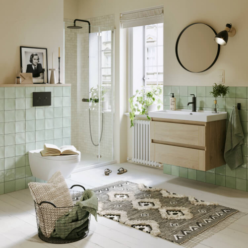 Тумба под раковину Aqwella Y AST0108DD 76х45х53 подвесная цвет коричневый - фото 3