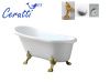 Ванна акриловая Cerutti SPA CT9667 160х75 отдельностоящая овальная с ножками