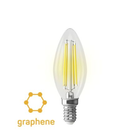 Лампа светодиодная Voltega Candle 9W Graphene (Свеча 9Вт графен) 7134