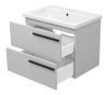 Тумба под раковину Misty Ненси П-Нен-09070-502Я 70х50 подвесная цвет серый
