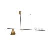 Светильник подвесной Lumina Deco Renzo (Рензо) LDP 6043-4 BK+MD