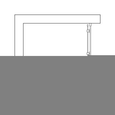 Душевой уголок RGW Passage 3508103088-14 80х80 стекло прозрачное профиль черный без поддона