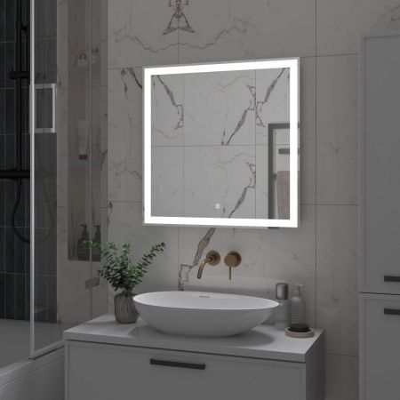 Зеркало с подсветкой Misty Зеркала (сенсорные) СИР-02-70_70-14 70х70 подвесное