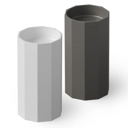 Раковина керамическая Dea Design Pedestal Basin DD2026 480 18 50х50 напольная цвет белый без отверстий под смеситель