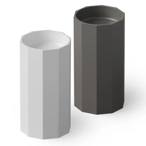 Раковина керамическая Dea Design Pedestal Basin DD2026 480 18 50х50 напольная цвет белый без отверстий под смеситель - фото 2