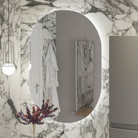 Зеркало с подсветкой Cezares VAGUE CZR-SPC-VAGUE-1100-700-MOV 110х70 подвесное