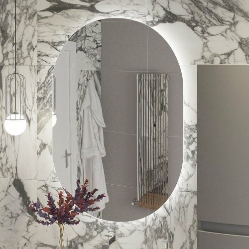 Зеркало с подсветкой Cezares VAGUE CZR-SPC-VAGUE-1100-700-MOV 110х70 подвесное - фото 3