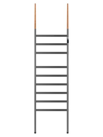 Полотенцесушитель Wonzon & Woghand Bremen WW-A207-GM 48х180 электрический графит