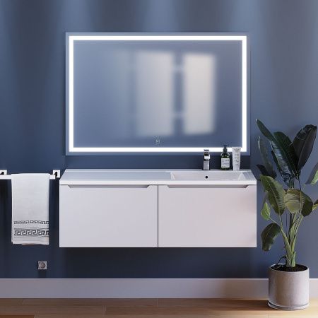 Тумба под раковину Uperwood Tanos 291020262 120х50 подвесная цвет белый