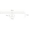Подсветка для зеркал Arte Lamp Ronnie (Ронние) A8027AP-1GO