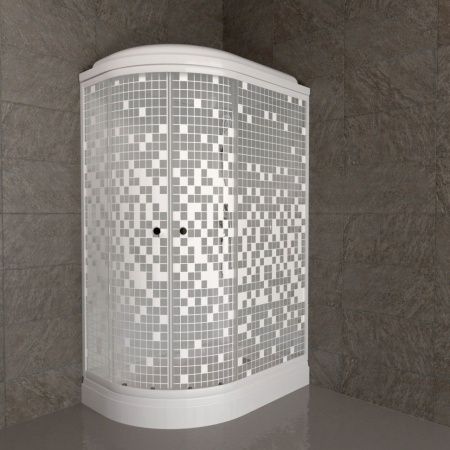 Душевая кабина Тритон Коралл Щ0000061818 120х80 асимметричная с крышей ориентация правая