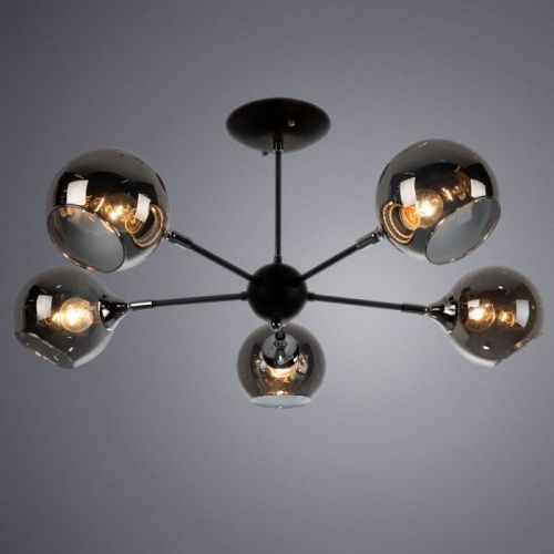 Люстра на штанге Arte Lamp Lagos (Лагос) A2708PL-5BK - фото 2