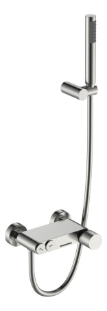 Смеситель Boheme Stick 123-NB настенный никель