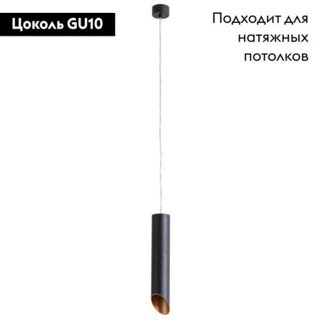 Светильник подвесной Arte Lamp PILON-GOLD (ПИЛОН-ГОЛД) A1536SP-1BK